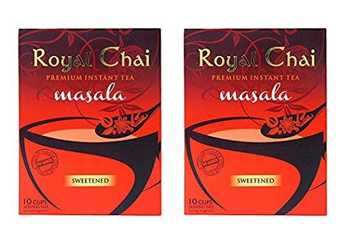 Royal Chai - Premium Instant Tea - Masala (sweetened) 220g x 2