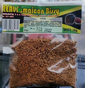 Real Jamaican Bissy herbs  2 x 24gram Approx | Free Fast First Class Post