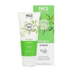 Face Facts Face Wash 75ml Vegan 98% Naturally Derived | Free Post