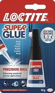 Loctite 1623764 Super Glue Precision Max/Extra Strong Liquid Glue for Metal C...