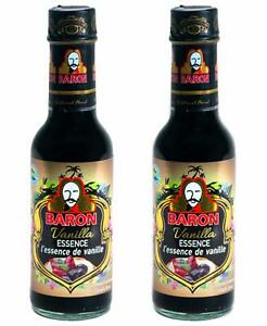 2 Pack Vanilla Essence 155ml Baking Cocktail Drink Dessert Cooking Extract