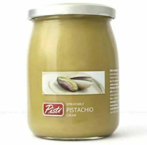 thumbnail 1 - Pisti Sicilian Pistachio Cream Spread Bread Baking Spreadable Paste Jar 600g