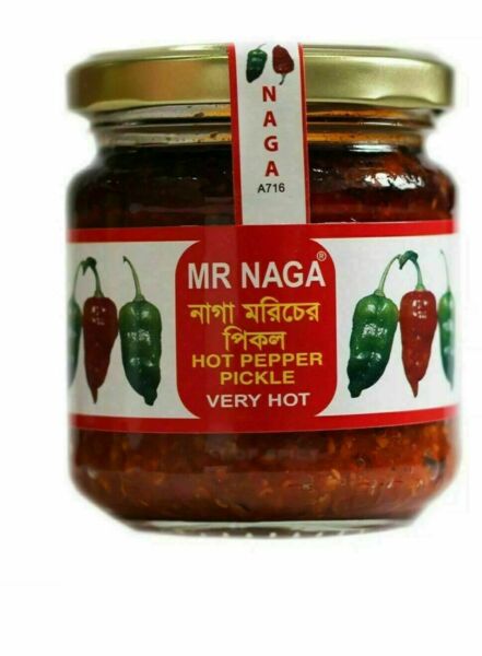 thumbnail 1 -  Mr Naga Very Hot Pepper Pickle - Naga Hottest Chilli- Naga Paste | Free Post
