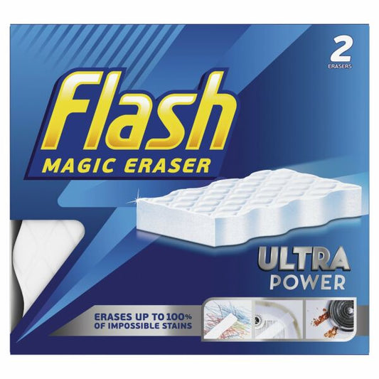thumbnail 1 - Flash Ultra Power Magic Eraser Removes Impossible Stains Like Crayon on Walls...
