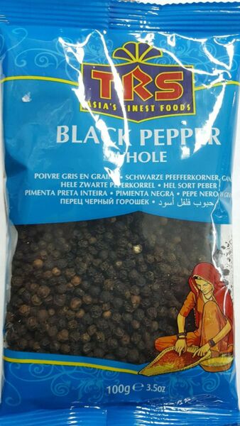 thumbnail 1 - 100g TRS Whole Black Pepper (Black Peppercorns)
