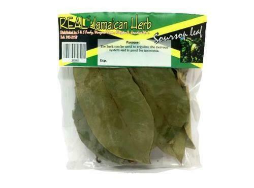 thumbnail 1 - Real Jamaican Herbs Soursop Dry Leaf 10 approx, Free First Class Post
